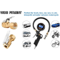 Miniatyrbild 5 av 7: XYWZV Heavy Duty Mässing Luftchuck med Clip Adapter, Open Flow Rak Däck Chuck Luftmunstycke, 1/4&#34; FNPT Tire Chuck för Tire Inflator Pre B-2Pack