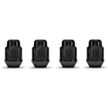 Miniatyrbild 1 av 4: White Knight 1707S-20AM Chrome M12x1,50 Bulge Acorn Lug Nut, 20 Count (Pack of 1) Black 4 Pack Lug Nut