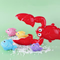 Miniatyrbild 3 av 3: Färgglad söt leksak Claw Catcher baby badleksak null none