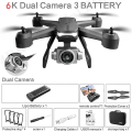 Miniatyrbild 1 av 5: 2021 Ny V14 Drone Med Vidvinkel Hd 6k 1080p Wifi Fpv Drone Dual Camera 1080p Wifi Fpv Rc three Battery
