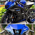 Miniatyrbild 2 av 5: Ny fast vindvinge för Yamaha Yzf-r7 Yzf R7 R 7 2021 2022 2023 Motorcykel Aerodynamiska vingar Vindruteskydd Tillbehör Matte black none