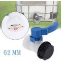 Miniatyrbild 3 av 5: Universal Ibc-adapter för Ibc-vattentank, Ibc-tank, 62 mm Ibc-kran, Dn40 klaffventil null none