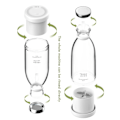 Miniatyrbild 4 av 5: Bärbar Elektrisk Juicer Blender USB Mini Frukt Blender Juicer Frukt Extractor Food Shake Multifunktionell Juicer white