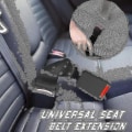 Miniatyrbild 2 av 4: Säkerhetsbälten 1/2 Pack Universal bilbältesförlängare Justerbar bältesförlängare 23cm grå 1st 36cm