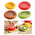 Miniatyrbild 1 av 5: Frukt Grönsaksformade Savers Förvaring För Kylskåp, Avokado Saver Lökhållare Tomatförvaring Citron Keeper-behållare null none
