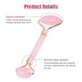 Miniatyrbild 2 av 4: Natural Rose Resin Roller Gua Sha Set Guasha Scraper Ansiktsrulle Massager Ansiktslyft Bantning null none