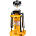 Miniatyrbild 3 av 5: Gummijackblock Hydraulisk buffertdyna, Jack Pad Jackspårskydd för att skydda underredet vid lyft av bil (4 st) null none