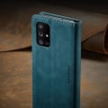 Miniatyrbild 2 av 4: Kompatibel med Samsung Galaxy A51 4g Case Kortplats Flip Magnetisk Stativ Case För Samsung Galaxy A51 4g Premium Pu Leather Wallet Kic Blue