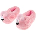 Miniatyrbild 3 av 5: Plysch tofflor för vuxna unisex flamingo tofflor för vinter höst (cv-3) pink