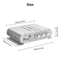 Miniatyrbild 2 av 5: 12v 400 watt bilstereoförstärkare 2.1-kanals Hifi-högtalare Power utomhus null none