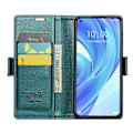 Miniatyrbild 2 av 5: Caseme 023 Series Case För Xiaomi Mi 11 Lite 4g / 5g / 11 Lite 5g Ne , Pu Läder Litchi Texture Stand Rfid Blocking Phone Cover Green