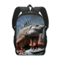 Miniatyrbild 1 av 4: Crested Gecko Bearded Dragon Skola Ryggsäck för Tonåringar Pojkar Flickor Pet Reptile Lizard Daypack Barn Bokväskor Barn Gåvor 20