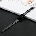 Miniatyrbild 4 av 5: Hopeup 12 mm watch Andas utbytbart mjukt armbandsur i konstläder Watch Light Grey L