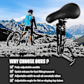 Miniatyrbild 3 av 3: Cykelsits för barn för mountainbikes Frontmonterade cykelsitsar Lätt att installera för barn handle