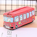 Miniatyrbild 1 av 5: Student brevpapper Box Små djur Bus brevpapper box Cartoon Animation brevpapper box (röd) null none