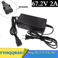 Miniatyrbild 1 av 5: 67,2v 2a litiumbatteriladdare för 60v litiumjonbatteri elcykelladdare med pc-kontakt Iec-kontakt EU