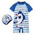 Miniatyrbild 2 av 3: Barn Pojkar Flickor Dinosaurie Baddräkt One Piece Sunsafe Swimwear Simdräkt HY20080B M