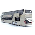 Miniatyrbild 2 av 3: Bussmodell 1 32 High Simulation Twin Sightseeing Blinkande leksaksbil null none
