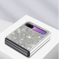 Miniatyrbild 3 av 4: Söt Glitter Bling Stötsäkert case som är kompatibelt med Samsung Galaxy Z Flip 3 Green