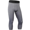 Miniatyrbild 1 av 5: Herr Kompressionstights Base Layer Byxor Sport Fitness Gym 3/4 Byxor Nederdel Grey XL