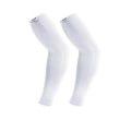 Miniatyrbild 1 av 2: Hem Uv-skydd Kylning Ice Silk Arm Sleeves - Solärmar för män kvinnor för löpning, cykling, fiske, golf, volleyboll, basket, bas white