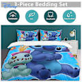 Miniatyrbild 4 av 4: Lilo och Stitch sängkläder set täcke påslakan täcke örngott sängkläder barn pojke säng sovrum set överdrag AU Single(140x210cm) 1