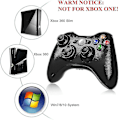 Miniatyrbild 3 av 5: Trådlös kontroll för Xbox 360, Xbox 360 Joystick Trådlös spelkontroll för Xbox & Slim 360 Pc (svart) null none