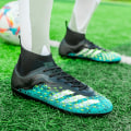 Miniatyrbild 5 av 5: Fotbollsskor för män Vuxen Fotbollsskor Grästräning Sport Skor Sneakers X30 BlackGreen 43