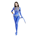 Miniatyrbild 1 av 5: Cosplay Avatar Kostym Dam Jul Jumpsuit För Maskeradfest Och Halloween Bobysuit Kläder Från Film The Way Of Water C-mxbc Kid - Girl XS