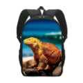Miniatyrbild 1 av 4: Crested Gecko Bearded Dragon Skola Ryggsäck för Tonåringar Pojkar Flickor Pet Reptile Lizard Daypack Barn Bokväskor Barn Gåvor 3