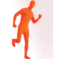 Miniatyrbild 2 av 5: Helkroppsdräkt Unisex Spandex Stretch Vuxen kostym Orange 150