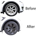 Miniatyrbild 4 av 6: Tesla Model 3 YSX Center Cap Hjul Cap Kit Lugg Mutter Cover Silver Matt (4 Nav Center Cap + 20 Lug Mutter Cover) Tesla Tillbehör matte black