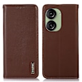 Miniatyrbild 1 av 5: Rfid-blockerande phone case för Asus Zenfone 10 5g/zenfone 9 5g, Cover i äkta koläder Brown