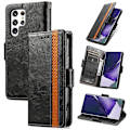 Miniatyrbild 1 av 5: Phone case för Galaxy S22 Plus Case Flip Visitkortshållare Stötsäkert case black