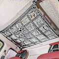 Miniatyrbild 1 av 5: Uppgradera Car Ceiling Cargo Mesh Bag, 80x55cm förstärkt lastbärande och inget hängande mesh null none
