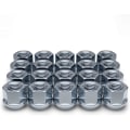 Miniatyrbild 1 av 5: White Knight Wheel Lug Nuts - 1304-1S-20AM, 20 Pack, 1/2 20 Lug Nuts Open-end Bulge Acorn Chrome Lug Nuts, stål, elegant kromfinish, Eas