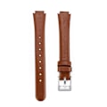 Miniatyrbild 1 av 5: Hopeup 12 mm watch Andas utbytbart mjukt armbandsur i konstläder Watch Dark Brown L