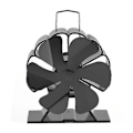 Miniatyrbild 3 av 5: Värmedriven 4-bladig Vedspis Fläkt Öppen spis Fläkt Vedbrännare Dontodent null none