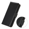 Miniatyrbild 5 av 5: Timubike phone case i äkta kohud för Sony Xperia 1 V Crazy Horse Texture Rfid Blockeringsställ Plånboksskal Black