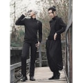Miniatyrbild 3 av 5: Anime Jujutsu Kaisen Cosplay Kostymer Itadori Yuji Gojo Satoru Kugisaki Nobara Zenin Maki Unicompatible Withm Suit Gojo Sa to ru Black S