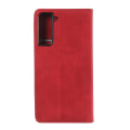 Miniatyrbild 3 av 5: Nytt case kompatibelt med Samsung Galaxy S21 Plus- cover Magnetstängning Plånbok Bok Flip Folio Stand View Cover Stötsäkert - Röd null none