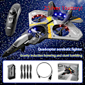 Miniatyrbild 1 av 5: V17 Rc 2,4g 4 Motor Fjärrkontroll Fighter Epp Foam Glider Flygplan för pojke Silver 1battery