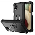 Miniatyrbild 1 av 5: Case för Samsung A12 5G Case, Galaxy A12 Case, Allytech Slim Fit Rugged 3-lagers stötsäkert skydd Hybrid Kickstand Phone case Cover för black