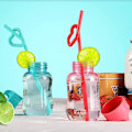 Miniatyrbild 5 av 5: Dricksflaska, bärbar sportflaska, mini plastmugg, handkopp null none