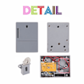 Miniatyrbild 5 av 5: Osynligt elektroniskt skåplås, dolt lås, DIY Rfid-lås La-tch för träskåp Låda skåpskåp A