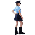 Miniatyrbild 4 av 5: Barn Tjej Halloween Polis Uniform Cosplay Kostym Festival Fest Fancy Dress Outfit 5-6 Years