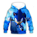 Miniatyrbild 1 av 3: Sonic Game Sweater 3d Anime Cosplay Barntröja-a S