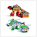 Miniatyrbild 3 av 4: Poli Robocar Robot Transformering Robot Brandbil Trafikräddningsteam Set Festlig födelsedagspresent 7 Pcs