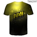 Miniatyrbild 1 av 2: Natus Vincere Navi Team 3D-print kortärmad herr style 2 4XL