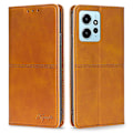 Miniatyrbild 1 av 5: För Xiaomi Redmi Note 12 4g Korthållare Cover Kohud Texture Pu Läderställ Phone case Shell Light Brown